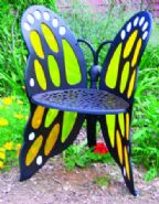 stained glass butterfly chair